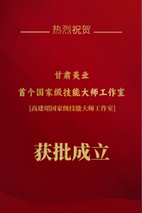 甘肃美业首迎高光时刻！高建珺国家级技能大师工作室获批成立，为行业发展注入新活力，引领美业新征程。
